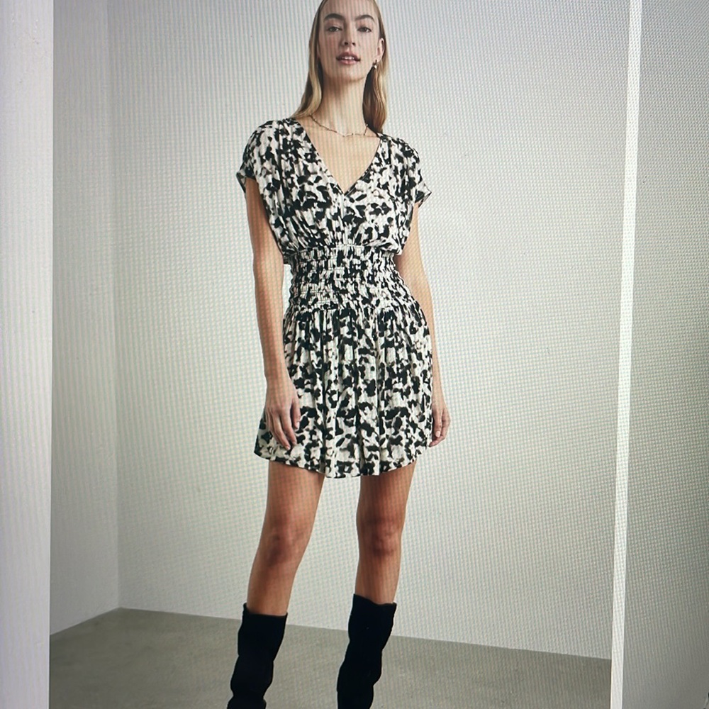 NWT Rails Sierra Cheetah Mini Dress Size Small